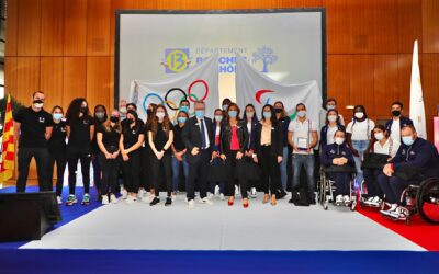 Cérémonie de réception des athlètes sélectionnés aux Jeux de Tokyo