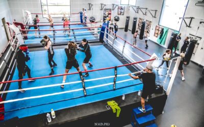 The French women’s Olympic boxing team in preparation in Istres