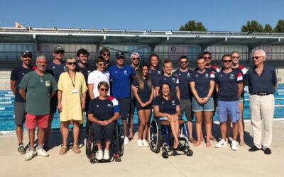The French paralympic swimming team in training in Martigues